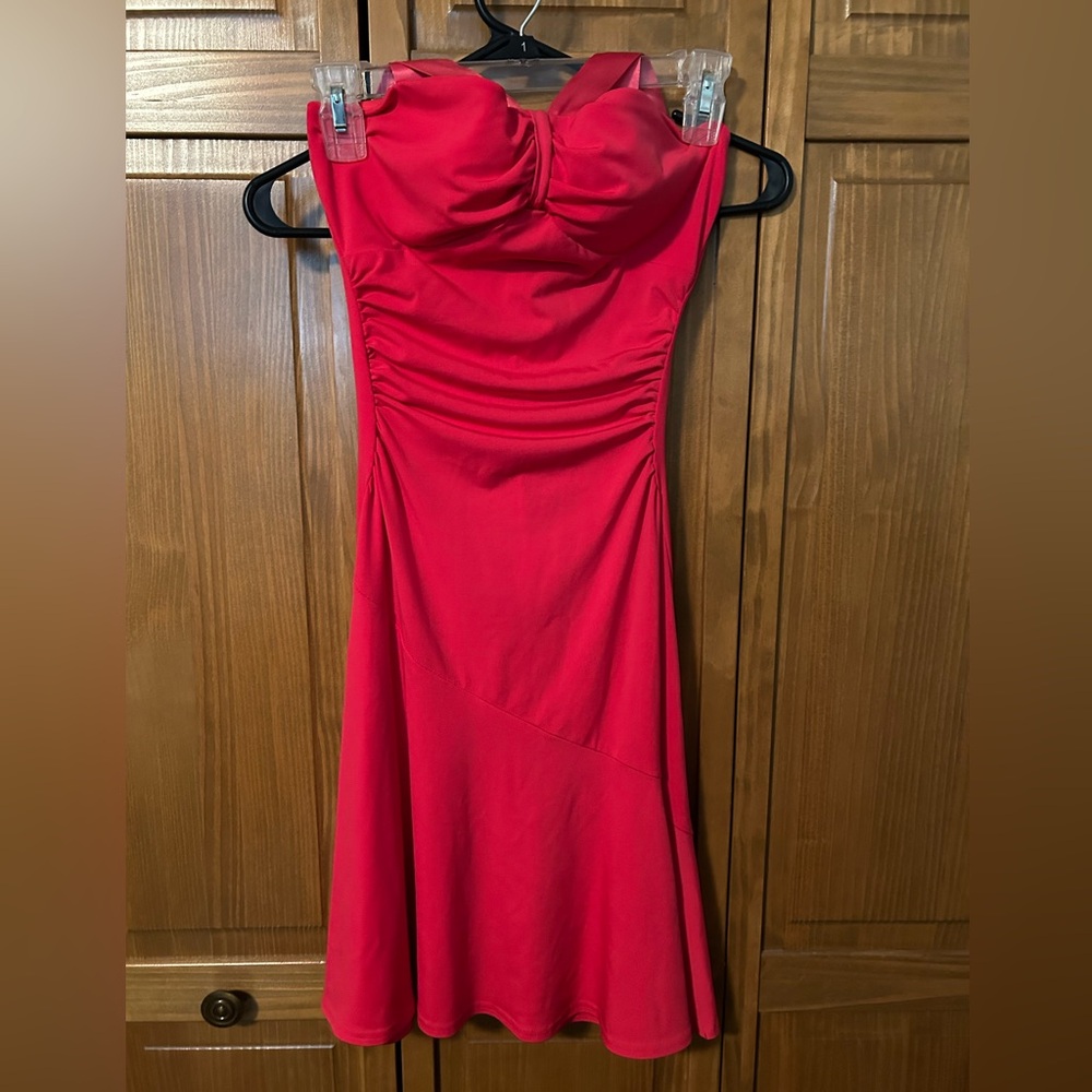 Coral formal dress
